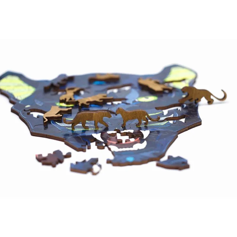 102pc Wooden Puzzle - Panther
