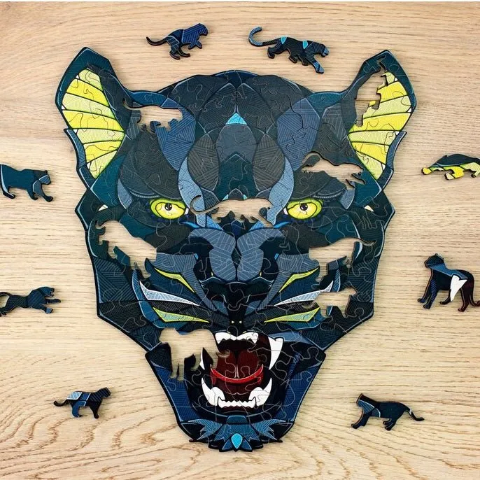 102pc Wooden Puzzle - Panther