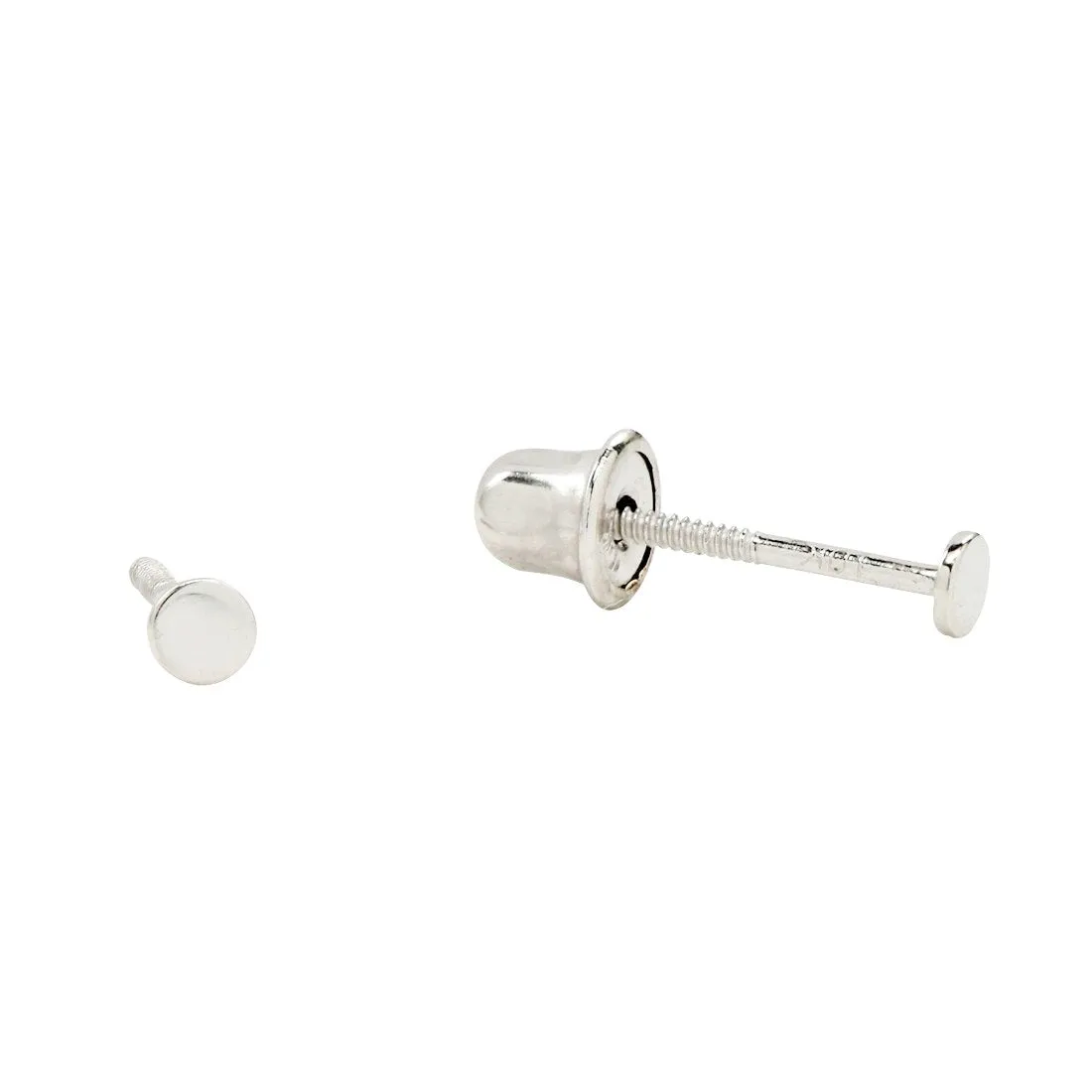 10k Solid Gold Circle Studs