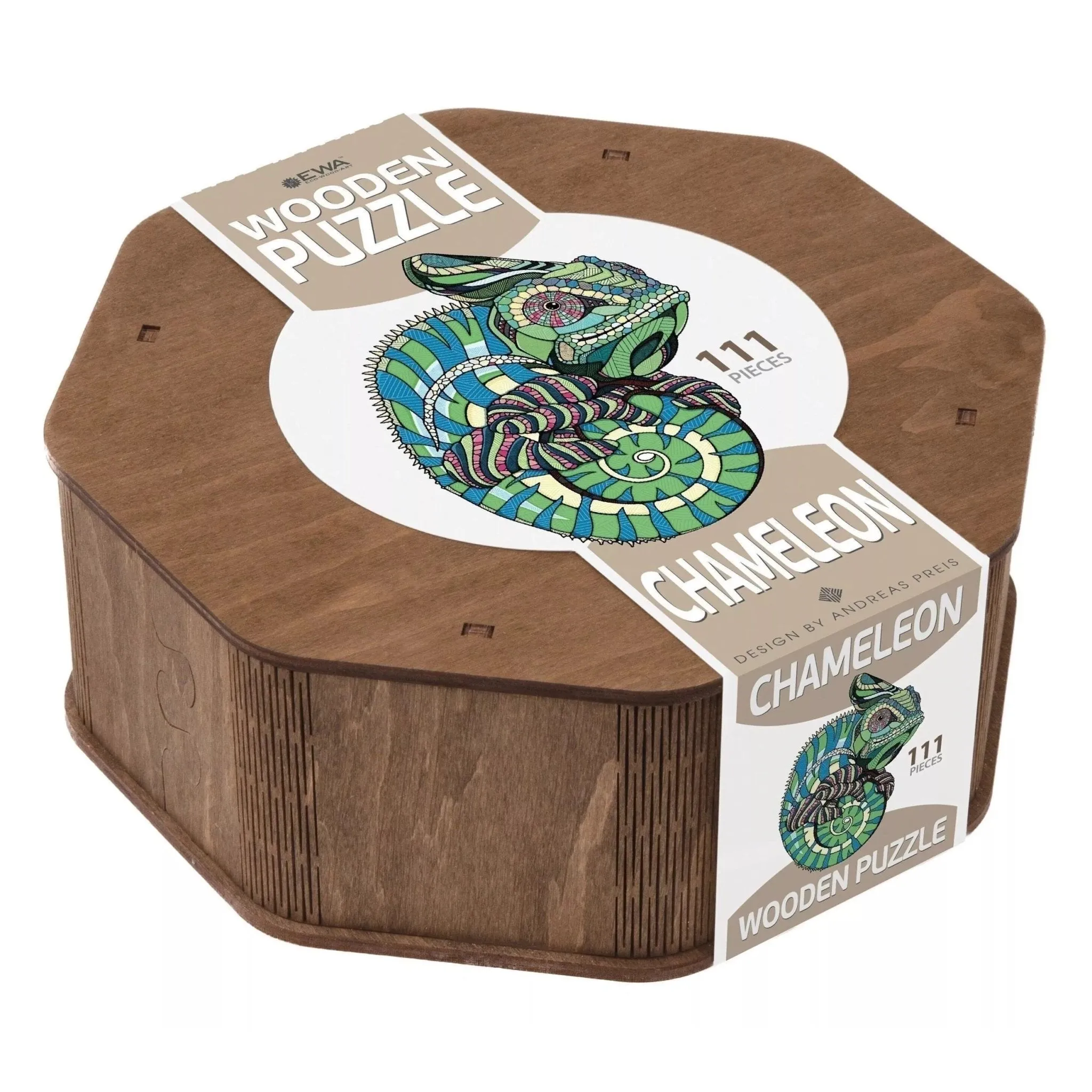 111pc Wooden Puzzle - Chameleon