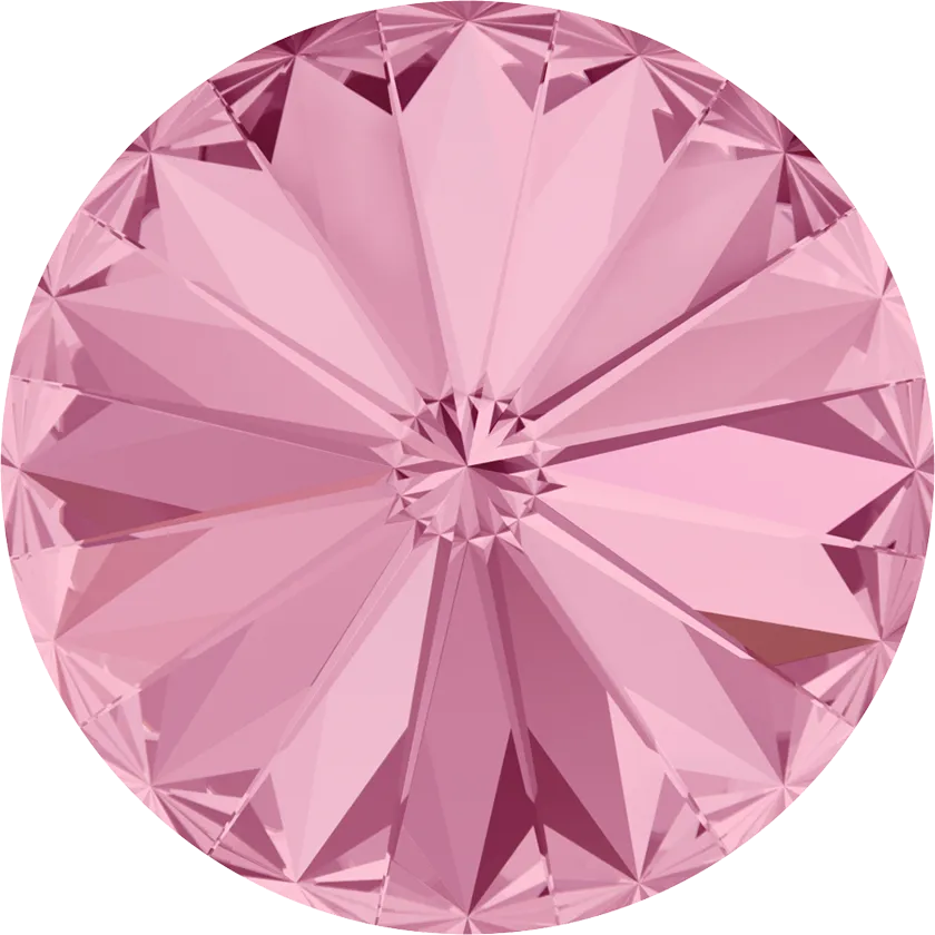 1122 Swarovski Rivoli Chaton & Round Stones, Light Rose (223)