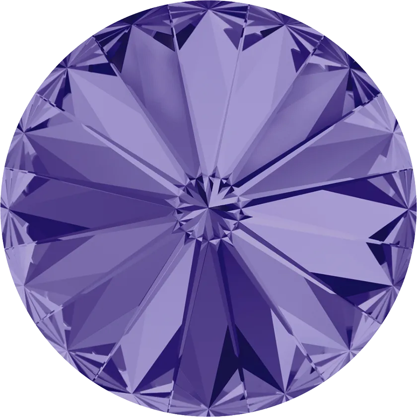 1122 Swarovski Rivoli Chaton & Round Stones, Tanzanite (539)