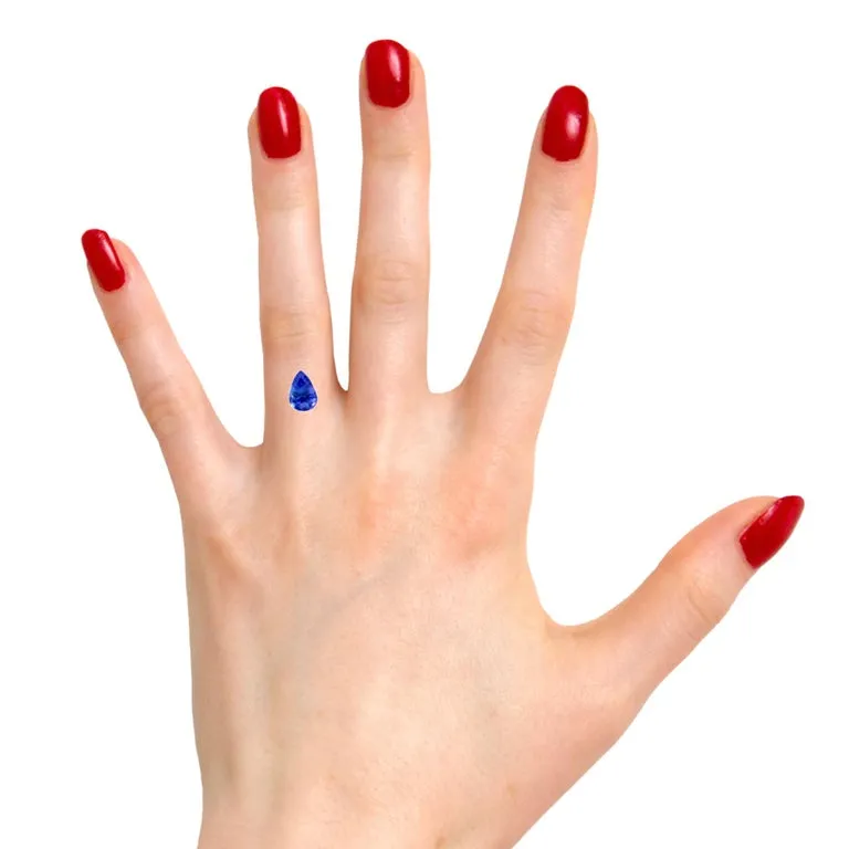 1.32 Carat Pear-Shaped Loose Unset Tanzanite Gemstone