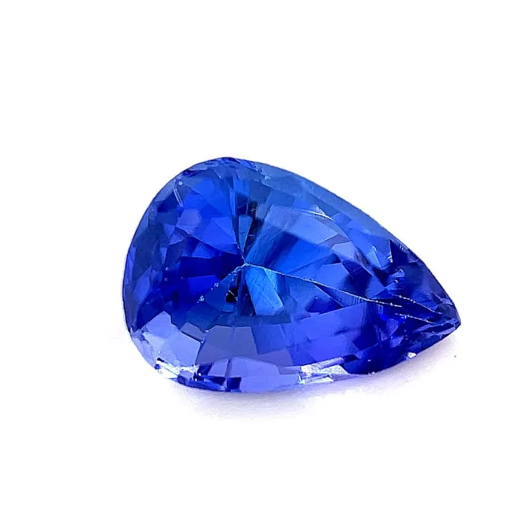 1.32 Carat Pear-Shaped Loose Unset Tanzanite Gemstone