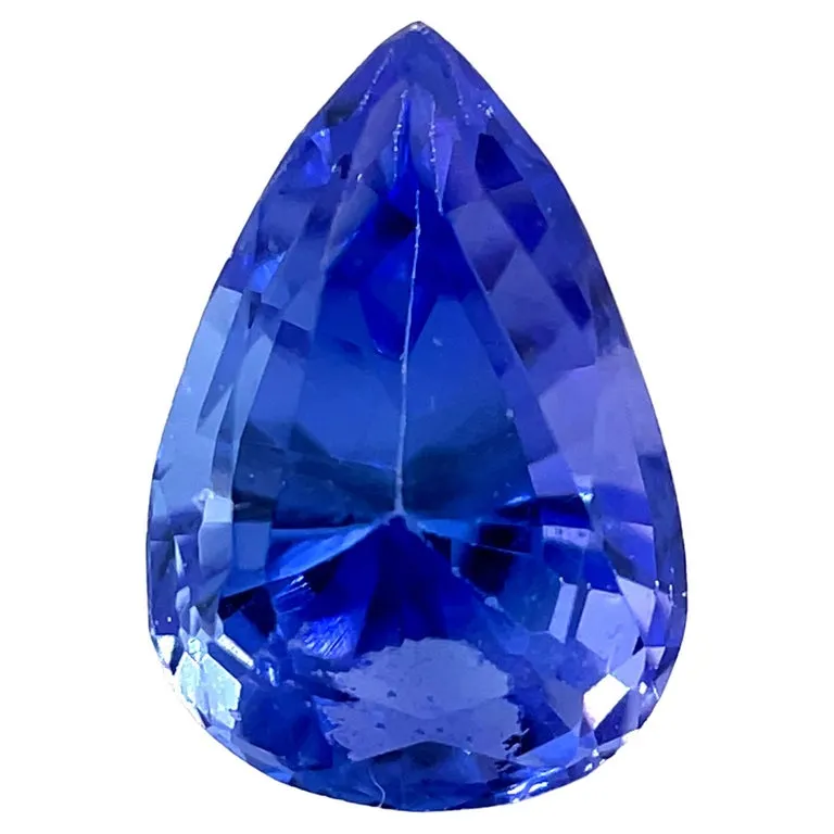 1.32 Carat Pear-Shaped Loose Unset Tanzanite Gemstone