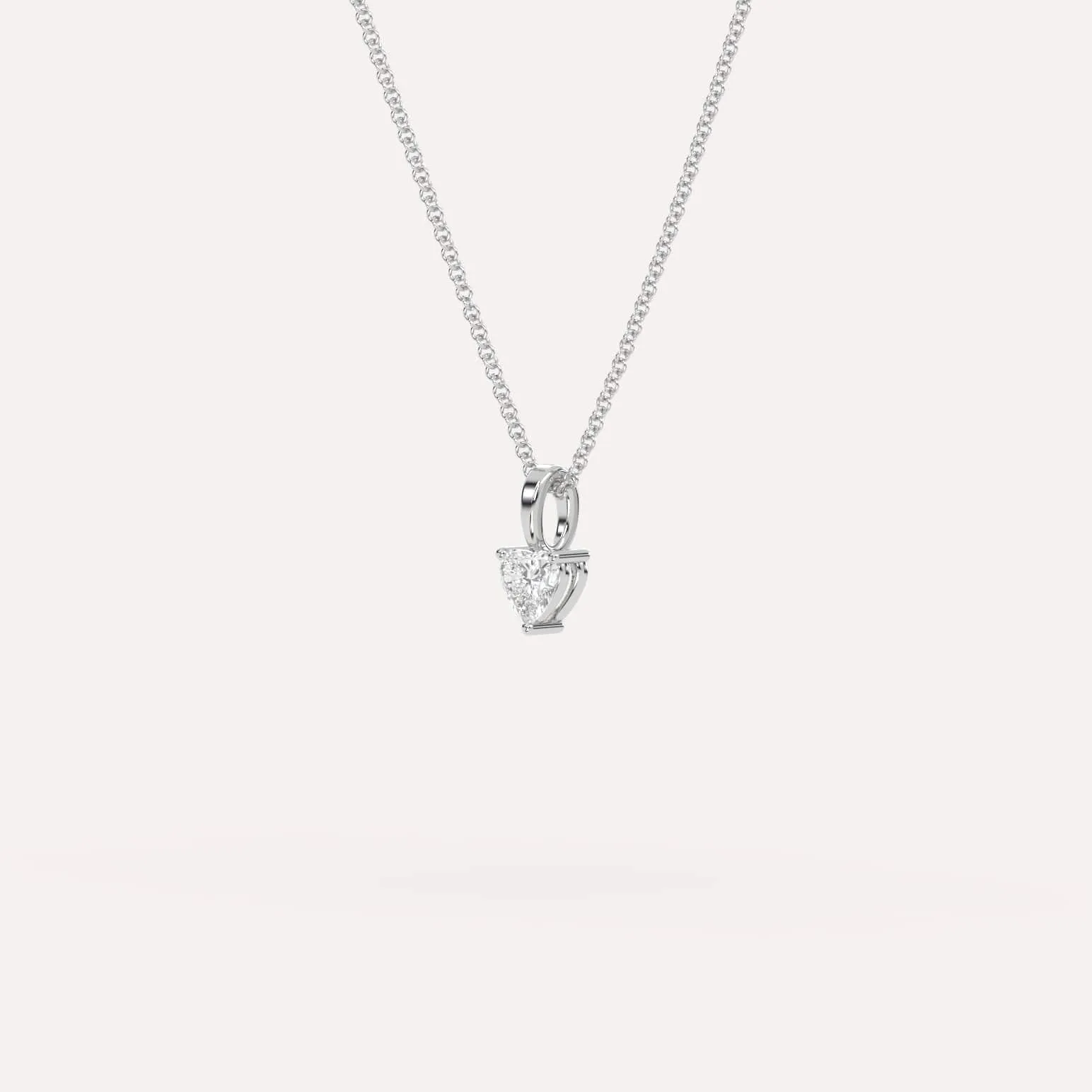 1/4 carat Heart Diamond Pendant Necklace