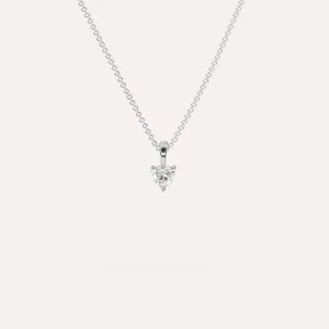 1/4 carat Heart Diamond Pendant Necklace