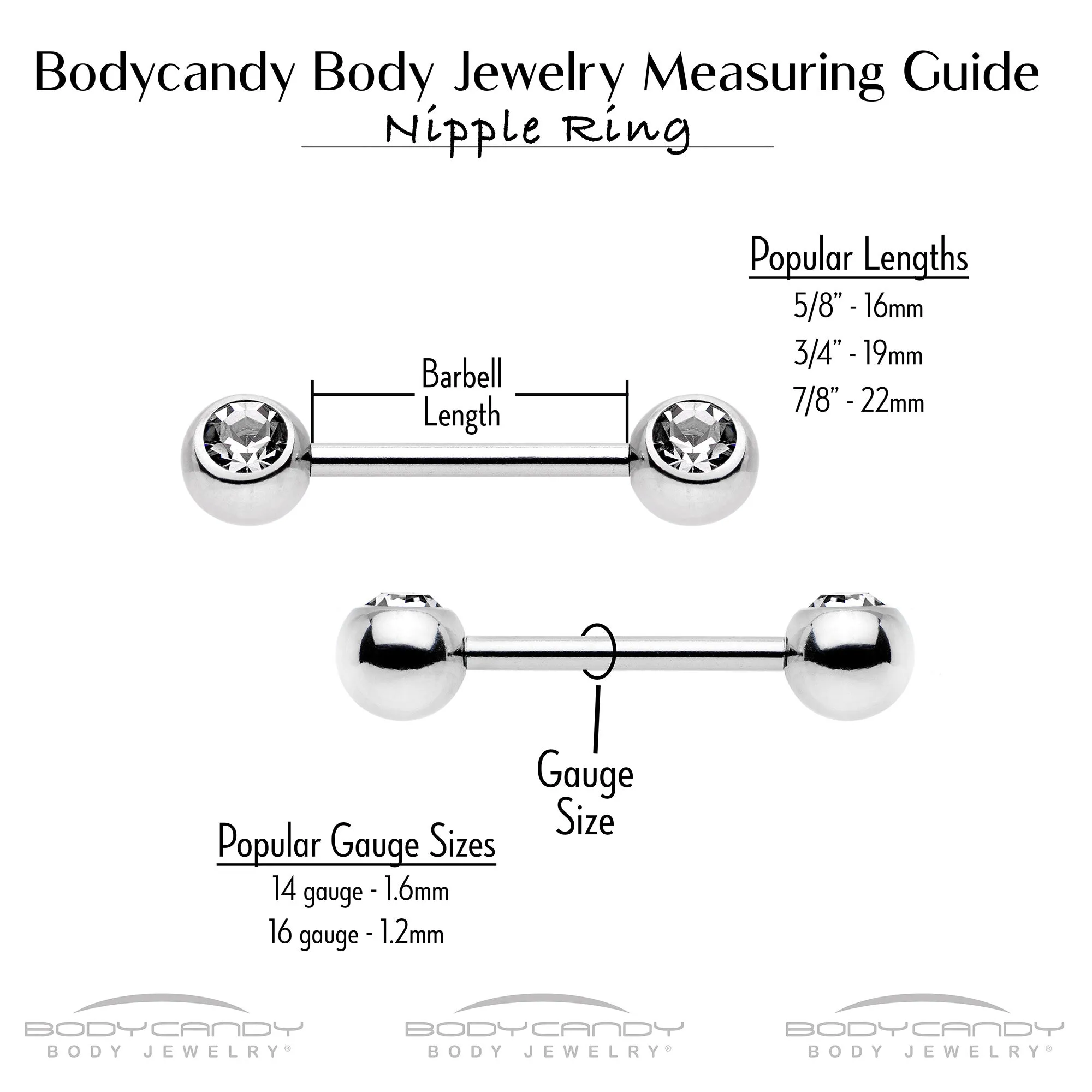 14 Gauge 9/16 Vitrail Gem Rosy Hue Flower Barbell Nipple Ring Set
