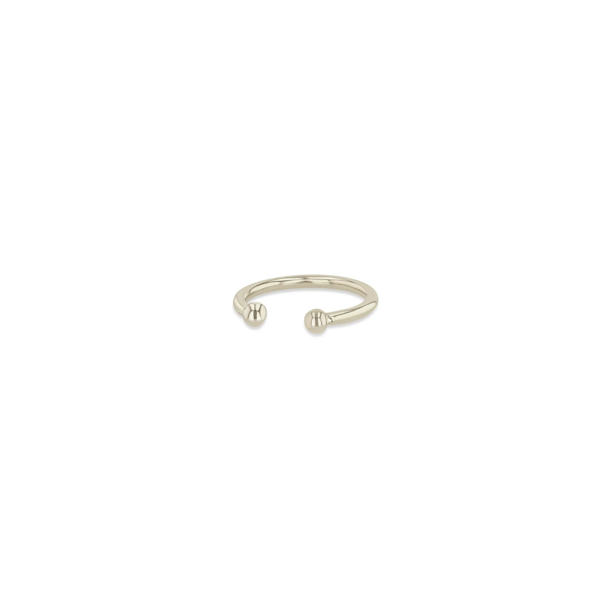 14k Plain Gold Ear Cuff