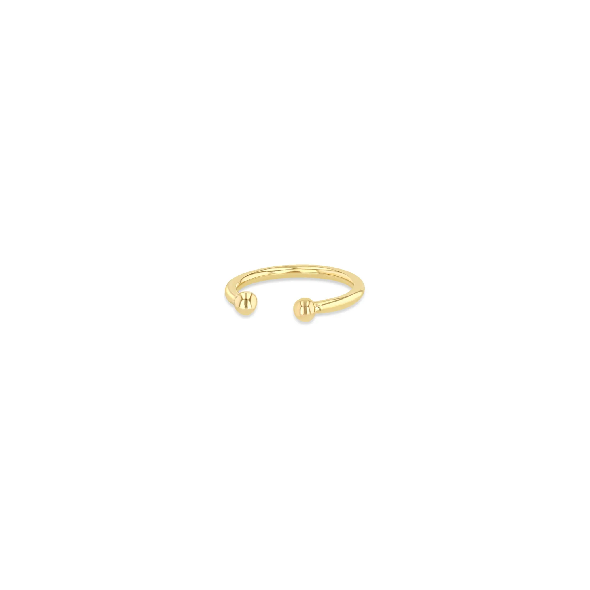 14k Plain Gold Ear Cuff
