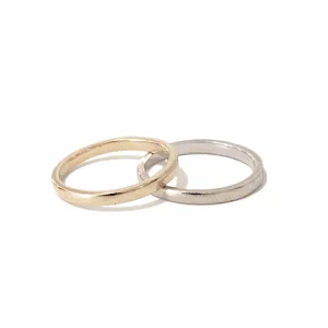 14K Simple Gold Band