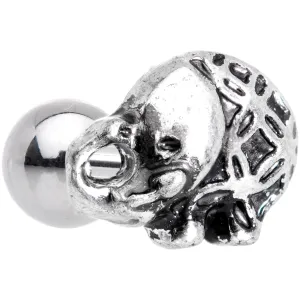 16 Gauge 1/4 Join the Circus Elephant Cartilage Tragus Earring