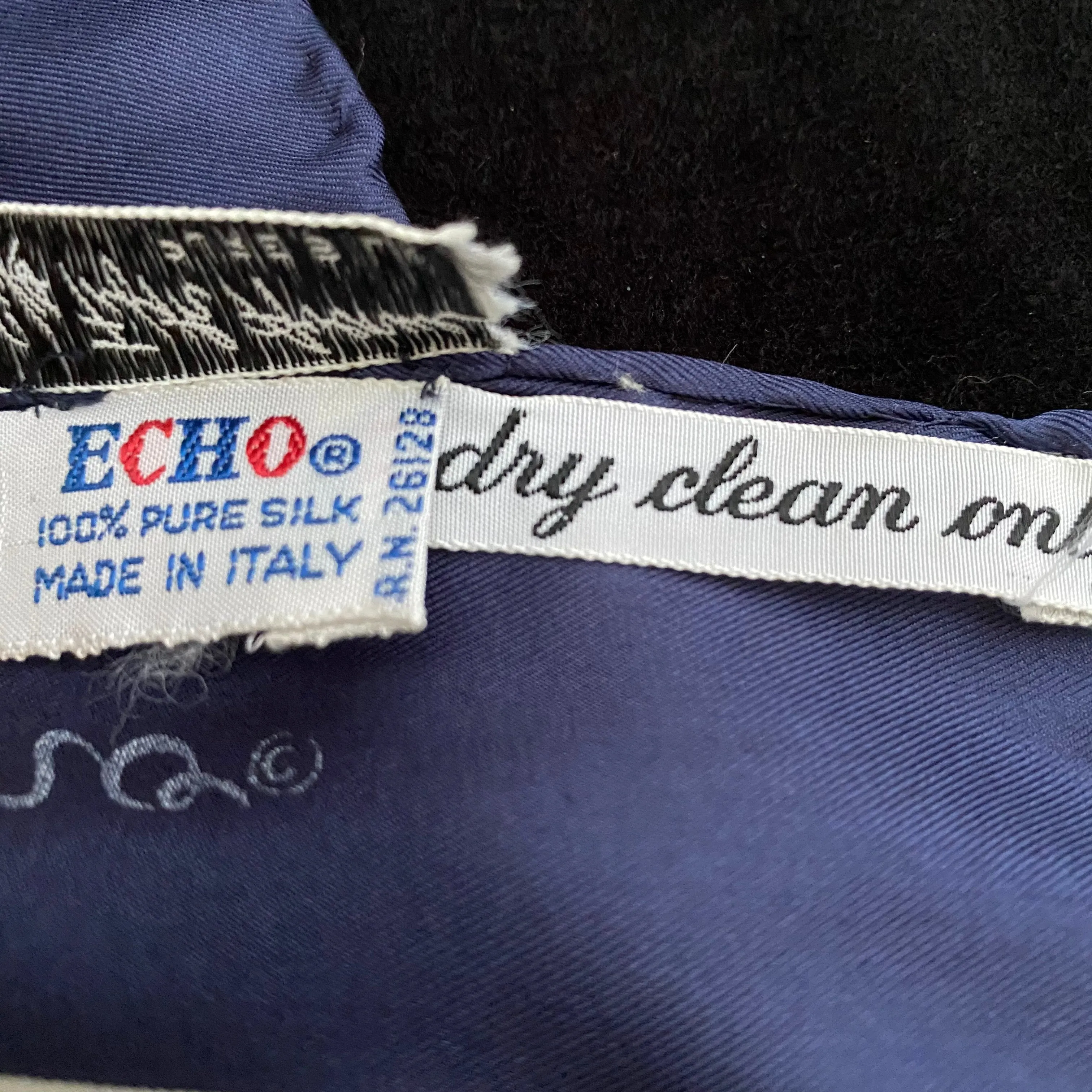 1960s Echo Silk Scarf for Saks Fifth Avenue