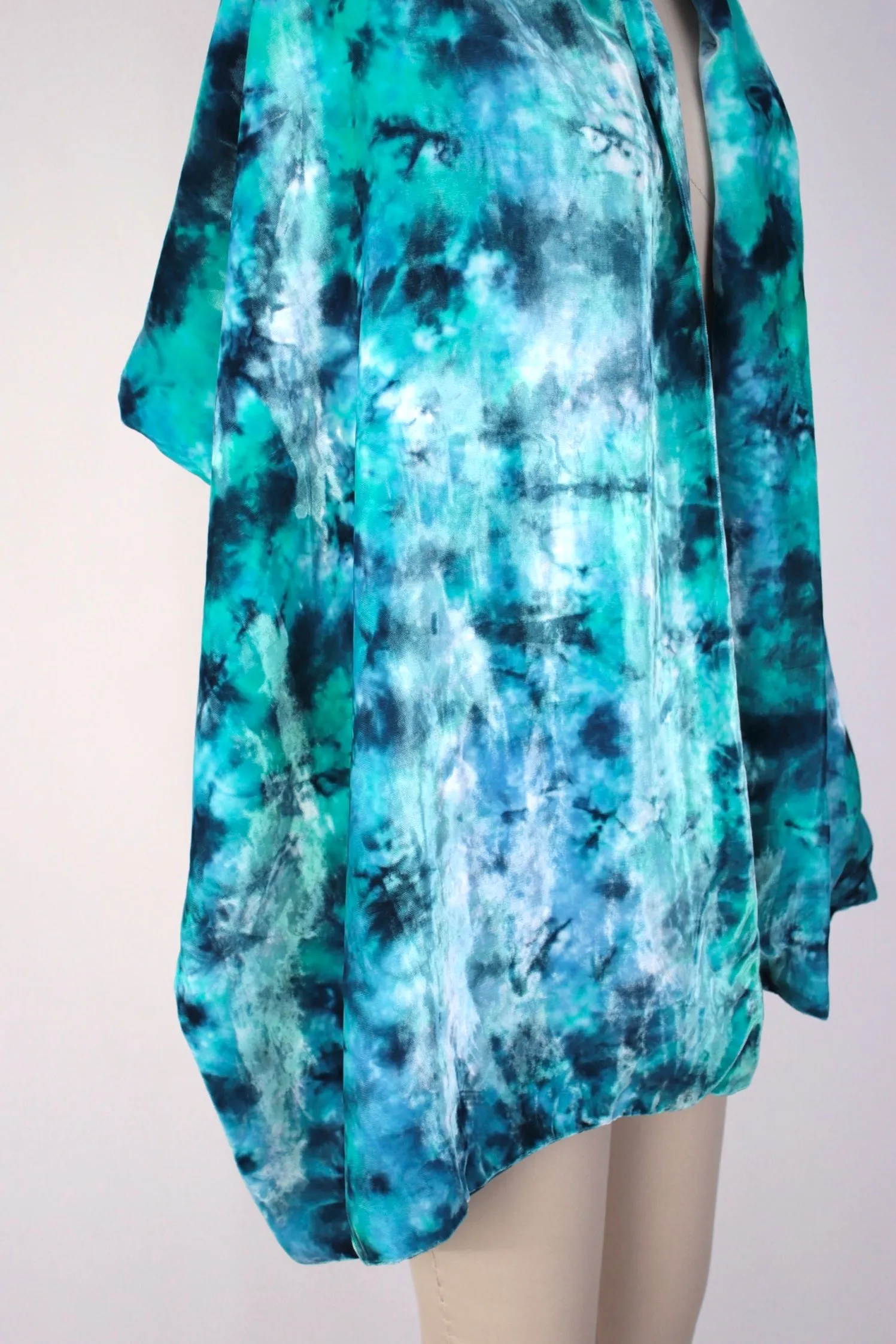 1990s Todd Oldham Velvet Ice Dye Shawl