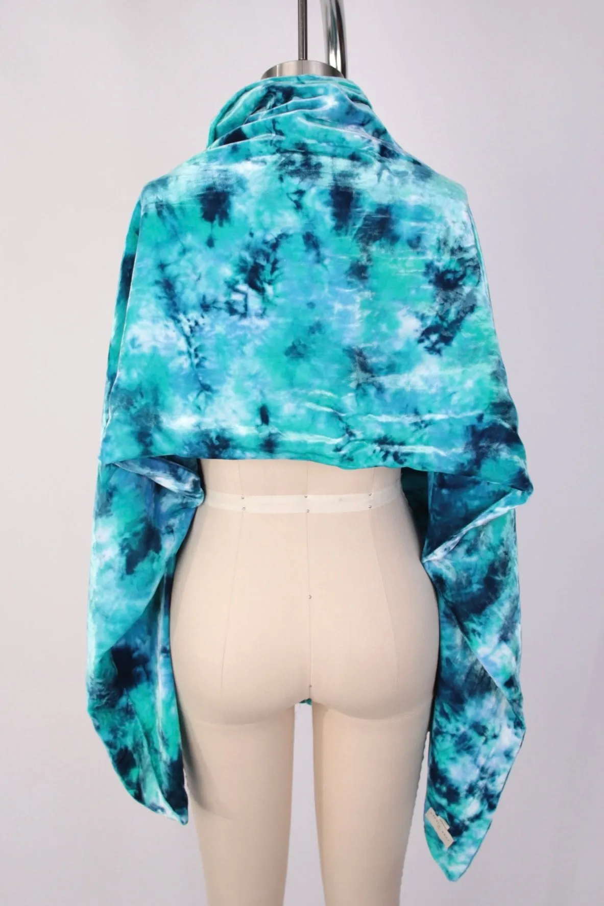 1990s Todd Oldham Velvet Ice Dye Shawl