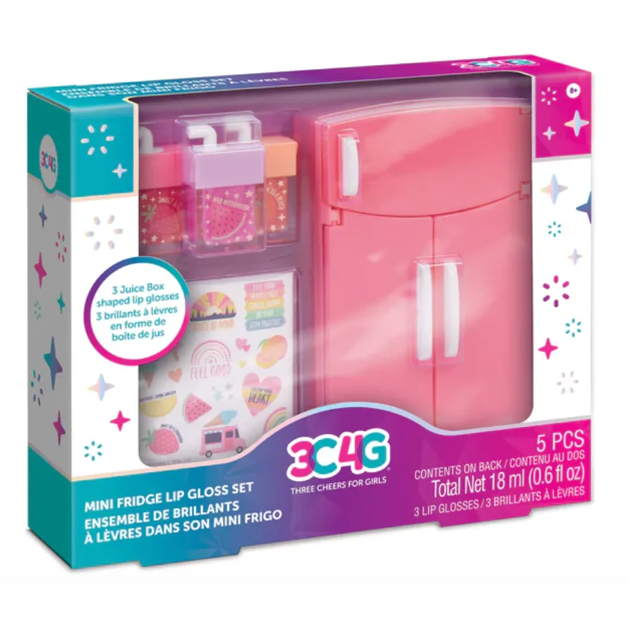 3C4G Mini Fridge Lip Gloss Set