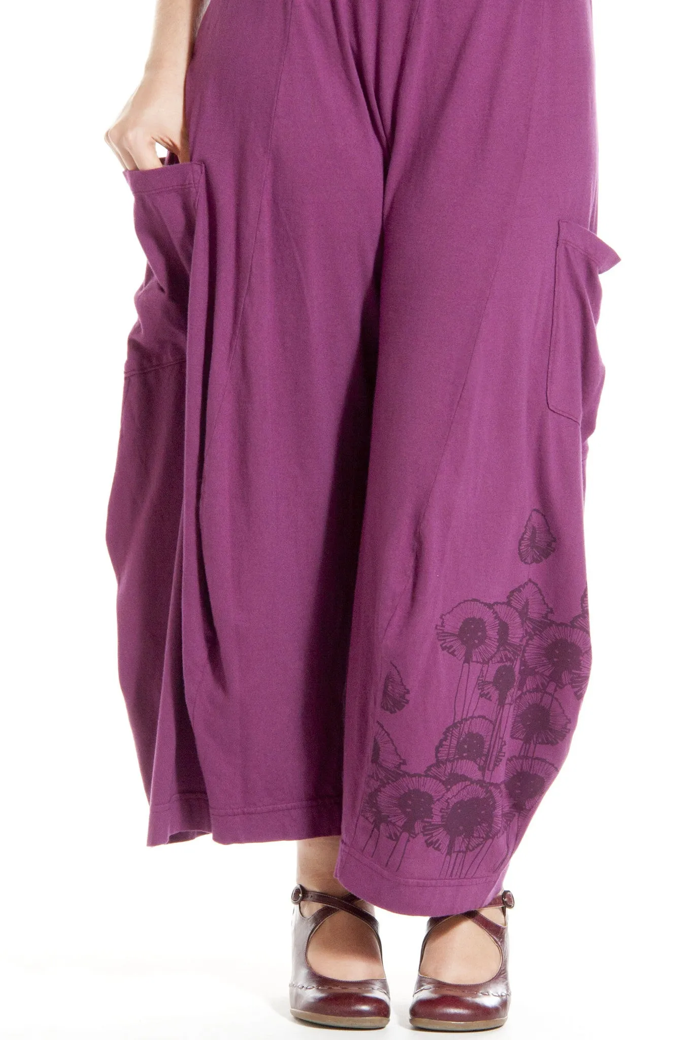 3D Side Pocket Pant Printed-Blue Fish Clothing
