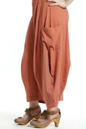 3D Side Pocket Pant Printed-Blue Fish Clothing