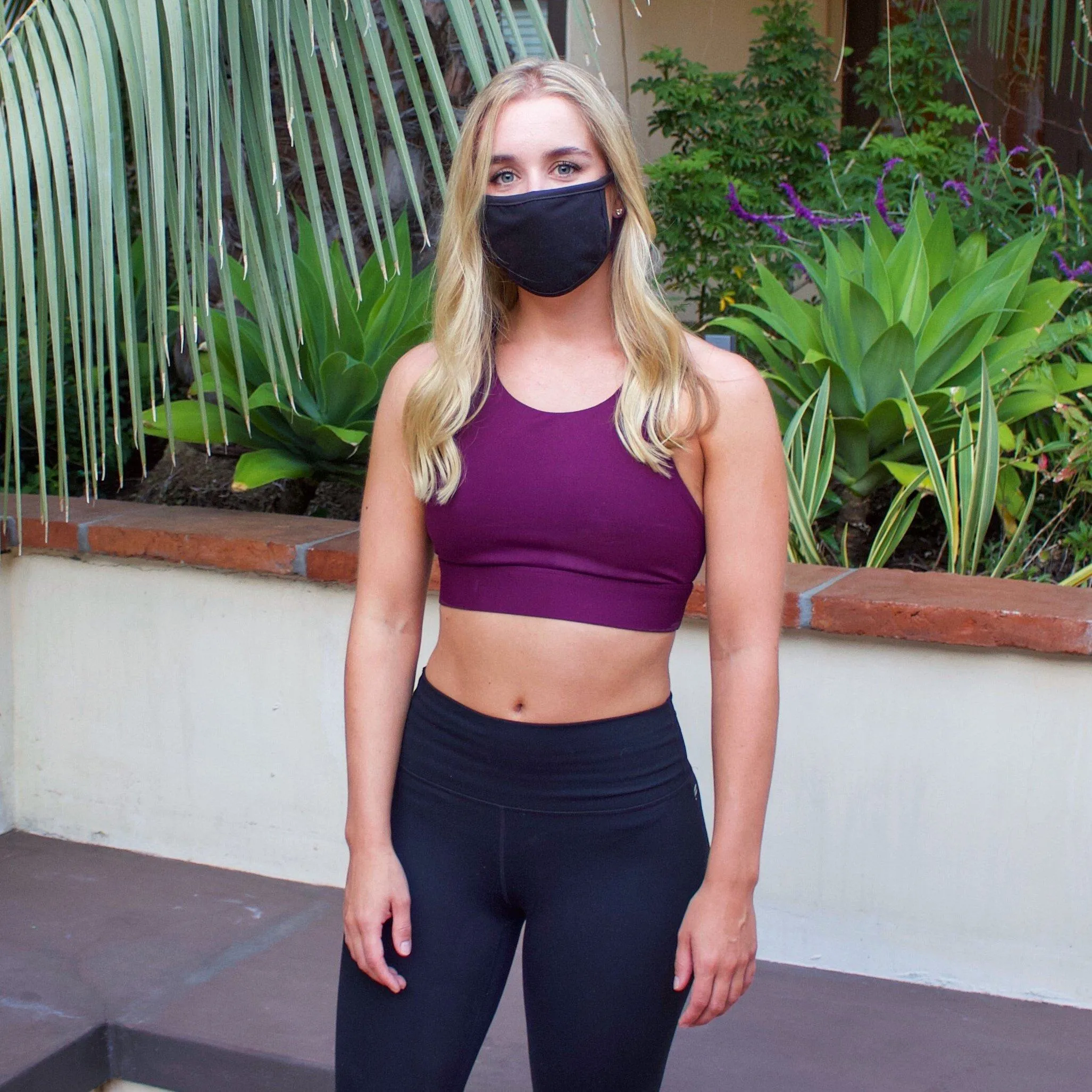 4-Pack Black Face Masks