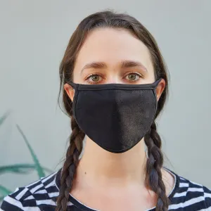 4-Pack Black Face Masks