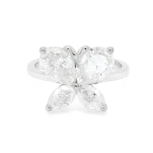 4.00 d.e.w cts Moissanite Ring