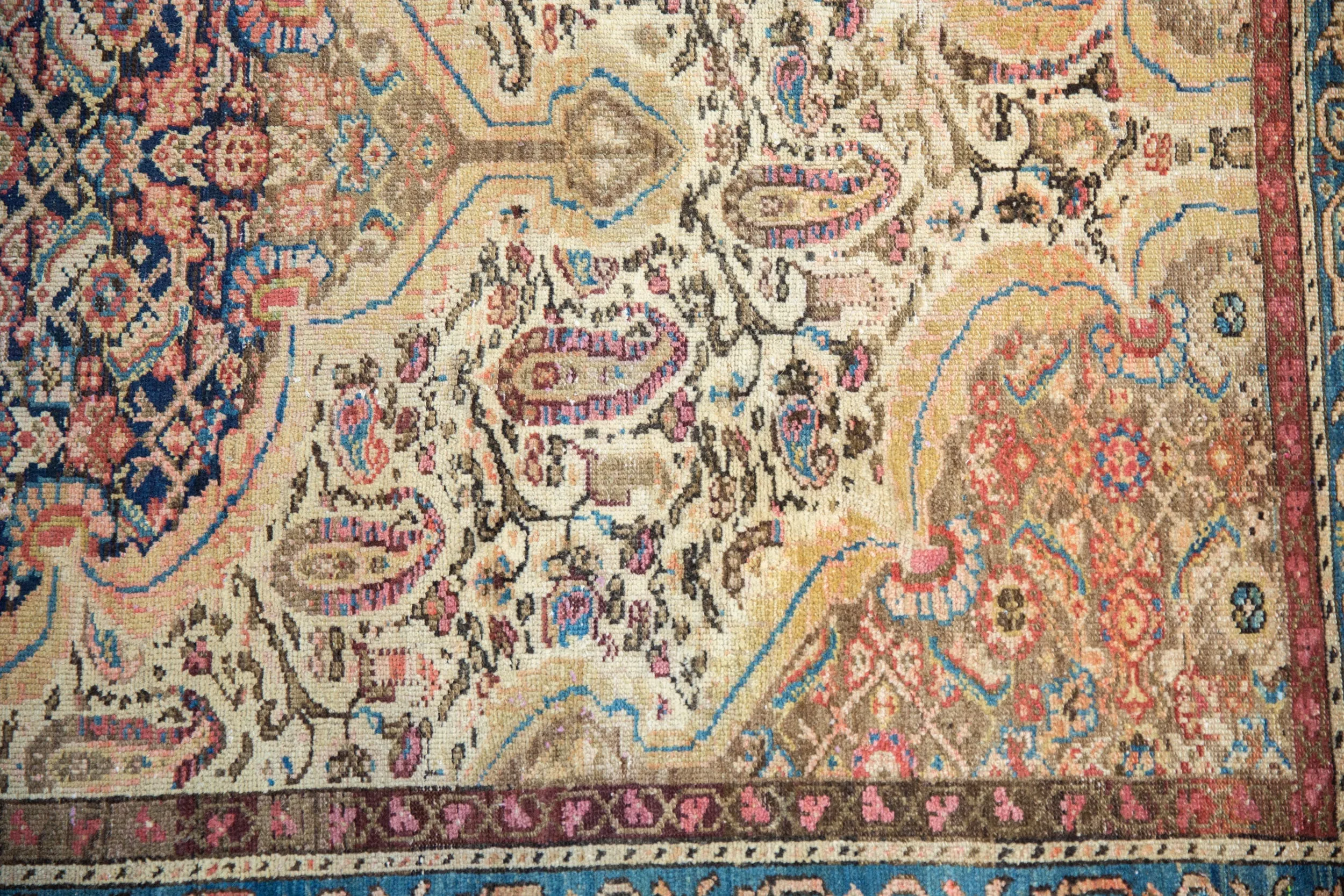 4.5x6.5 Vintage Fine Distressed Malayer Rug