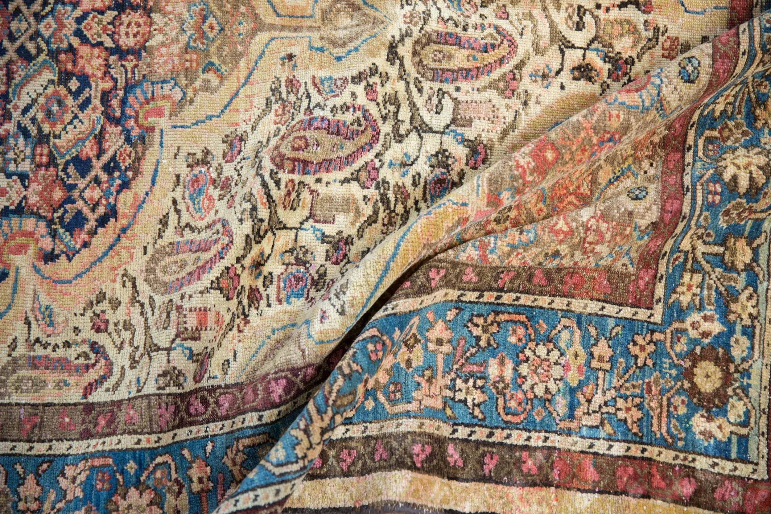 4.5x6.5 Vintage Fine Distressed Malayer Rug