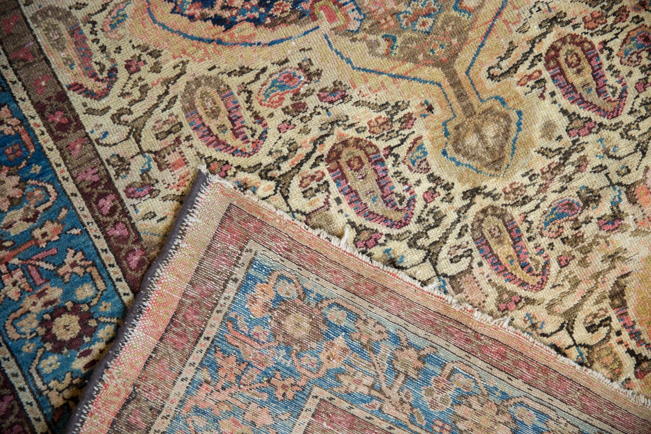 4.5x6.5 Vintage Fine Distressed Malayer Rug