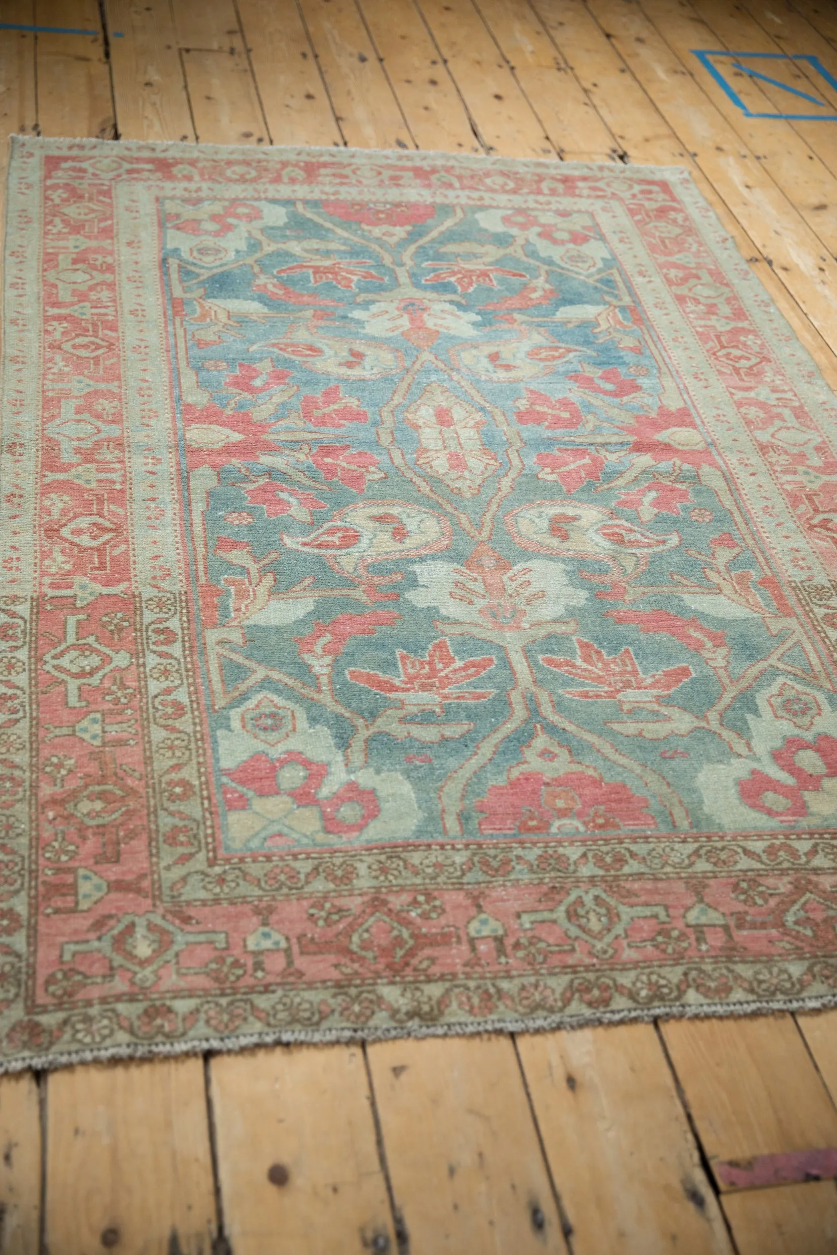 4x6 Vintage Distressed Malayer Rug