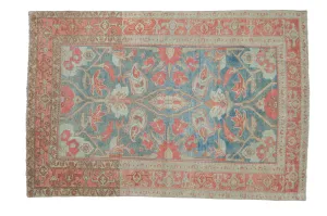 4x6 Vintage Distressed Malayer Rug