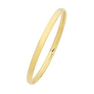 65mm Plain Bangle in 9ct Yellow Gold