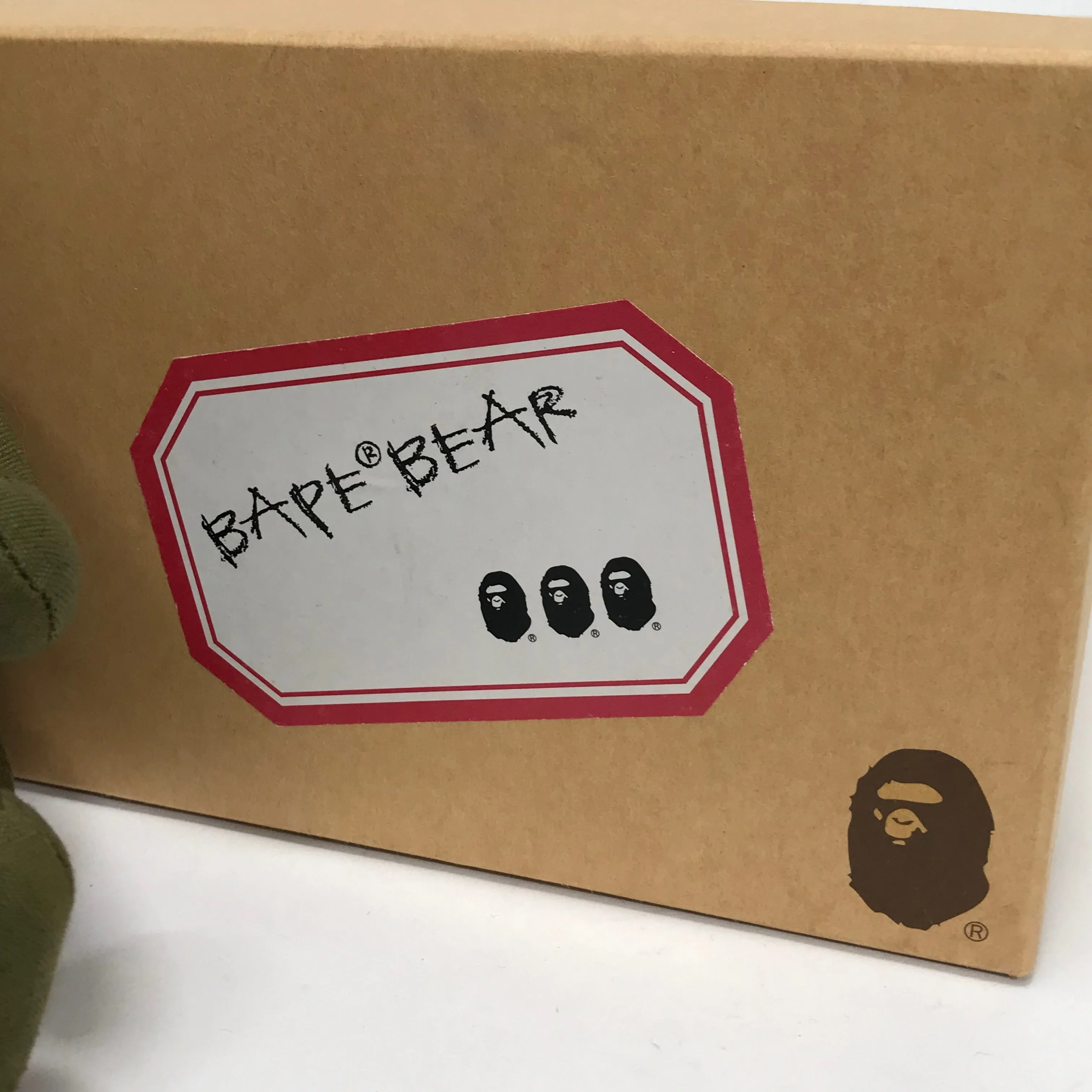 A Bathing Ape Bape Vintage Jacquard Camo Bear Olive