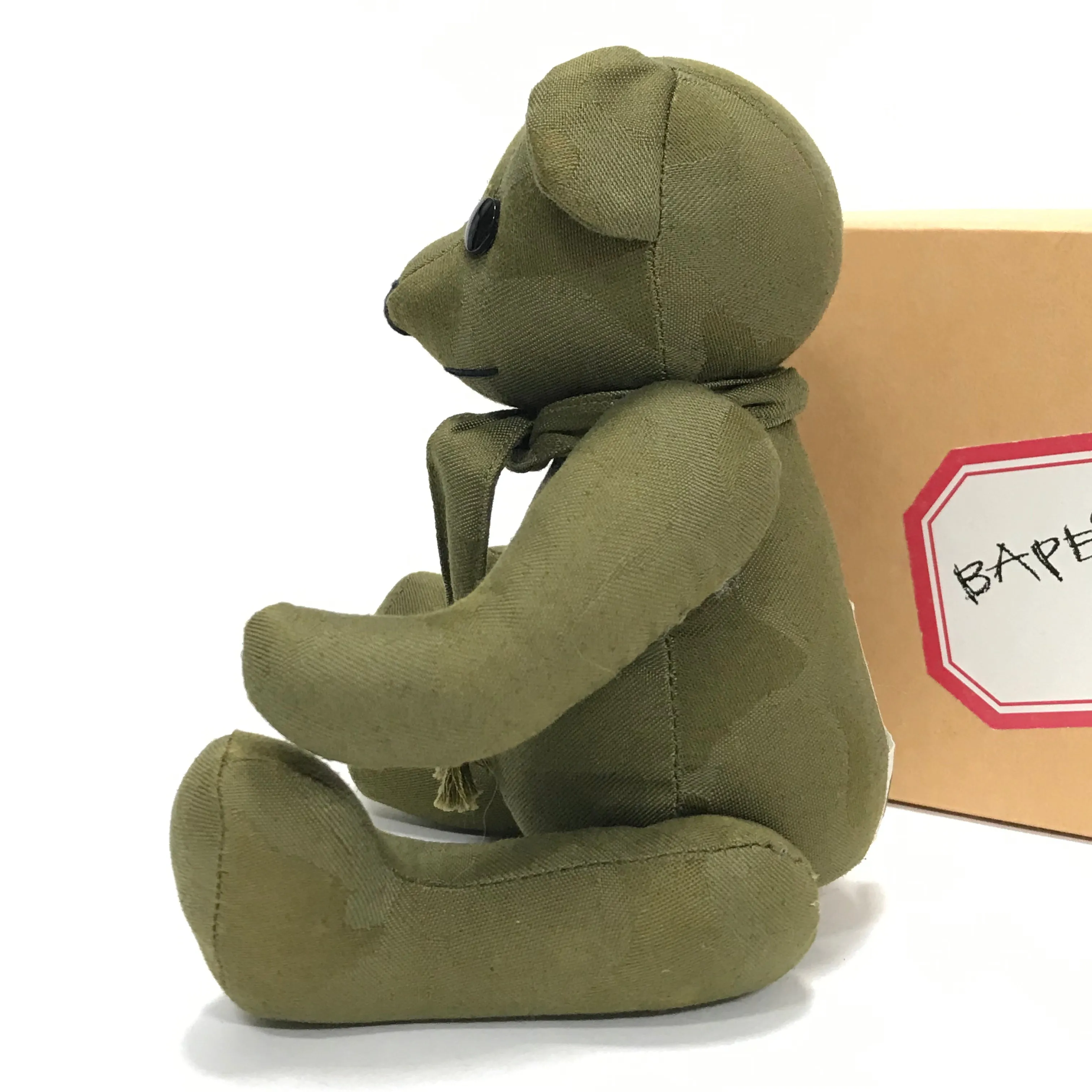 A Bathing Ape Bape Vintage Jacquard Camo Bear Olive