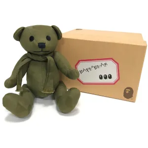 A Bathing Ape Bape Vintage Jacquard Camo Bear Olive