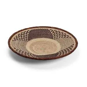African Tonga Basket- Geometric Small