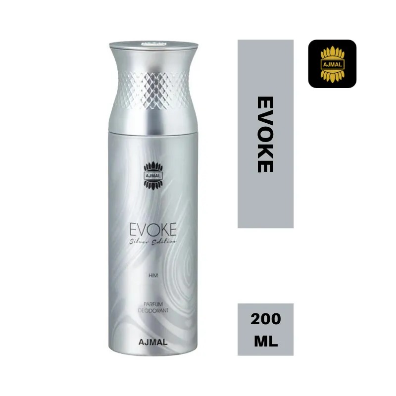 AJMAL Evoke Silver Edition For Him Parfum Deodorant Body Spray 200ML