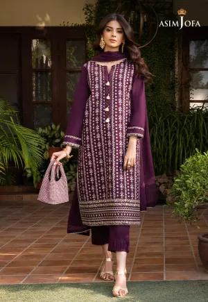 AJPE-01 (3-PC) | Asim Jofa Pret Essentials Eid Edit II Collection | Embroidered Stitched RTW Suits