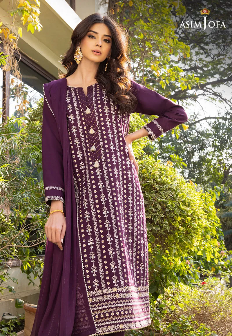 AJPE-01 (3-PC) | Asim Jofa Pret Essentials Eid Edit II Collection | Embroidered Stitched RTW Suits