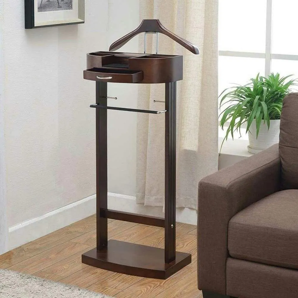 AMY Wooden Coat Rack Entrance Hall Tree Hangers Shoe Rack Hall Tree Storage Shelf Corridor Bedroom Living Room Storage Rack