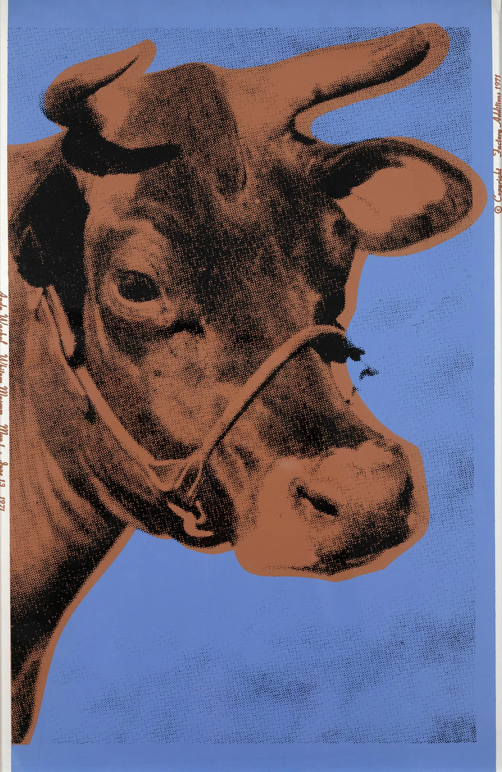 ANDY WARHOL "COW" SCREENPRINT, 1971