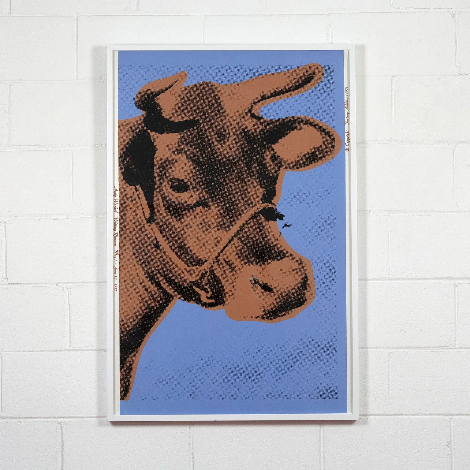 ANDY WARHOL "COW" SCREENPRINT, 1971