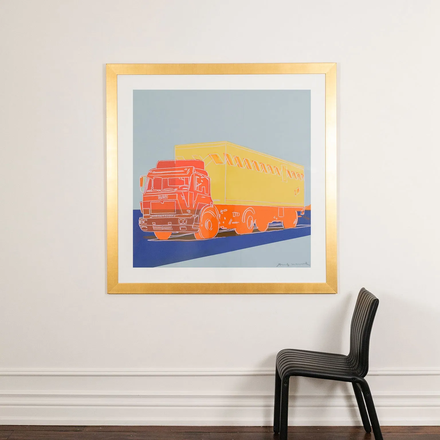 ANDY WARHOL "TRUCK" SCREENPRINT, 1985