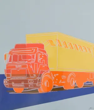 ANDY WARHOL "TRUCK" SCREENPRINT, 1985