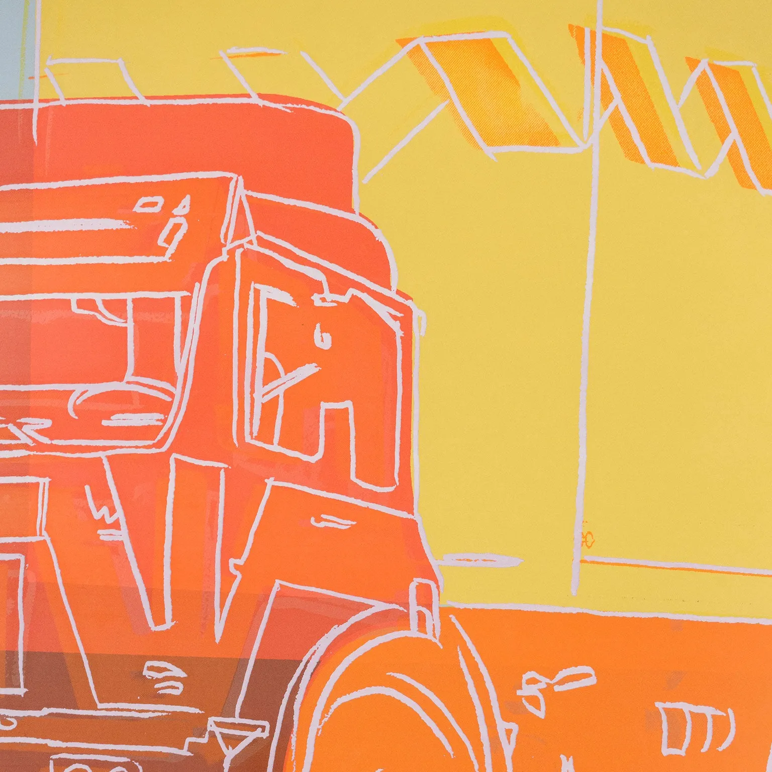 ANDY WARHOL "TRUCK" SCREENPRINT, 1985