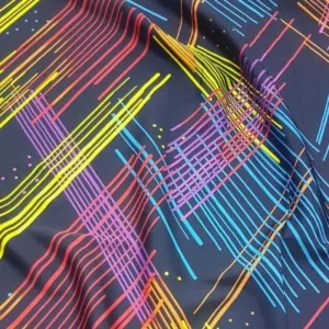 Armani Digital Printed Satin 150 cm