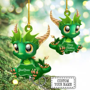 Baby Dragon - Shaped Ornament