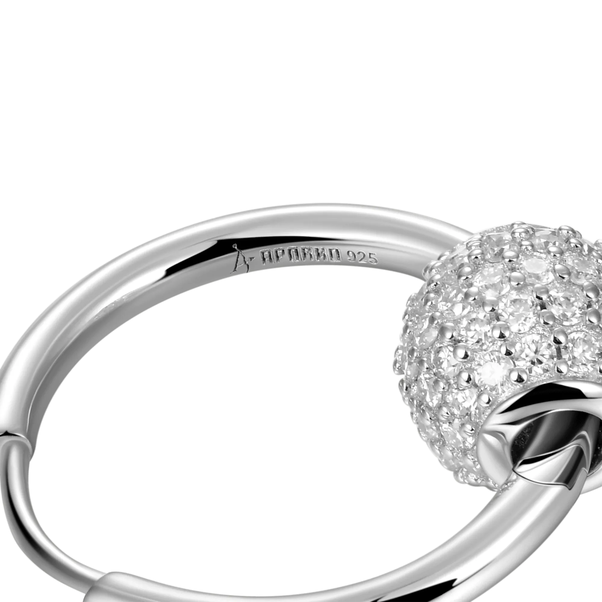 Ball Hoop Earrings - Pair