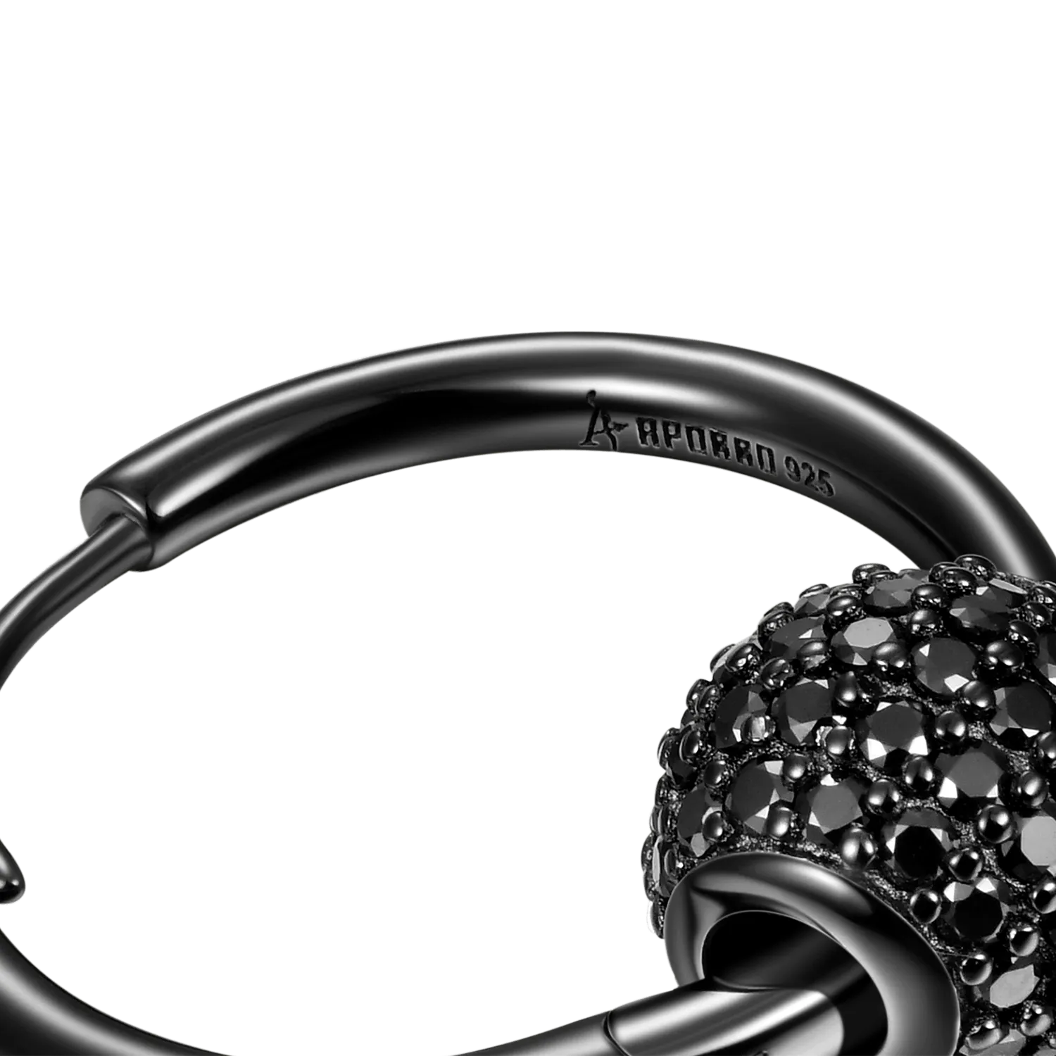 Ball Hoop Earrings - Pair
