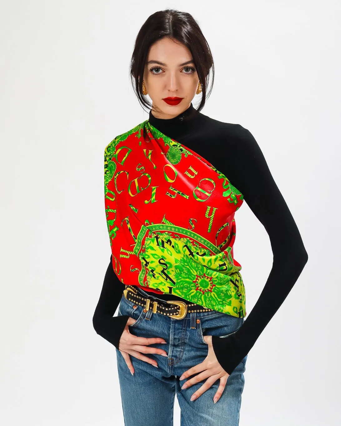 Baroque CD Animal Print Scarf
