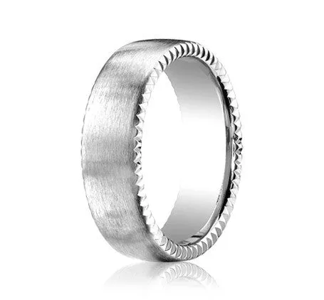 Benchmark Satin-finished Men's Wedding Band CF717525WG